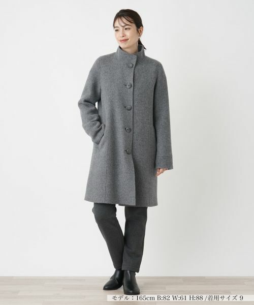 【レリアン】スタンドカラー　アウター スタンドカラージャケット|レリアン | レリアン公式オンラインストア