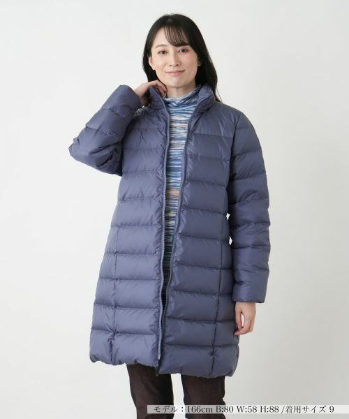 Leilian/レリアン スタンドカラーダウンコート コバルトブルー 7(S) Leilian/レリアン スタンドカラーダウンコート コバルトブルー 7(S)