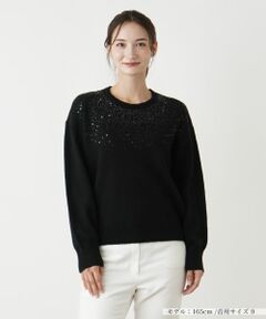 レリアン ニット トップス 長袖 セーター ビジュー レディース 11サイズ ブラック Leilian 楽天市場】レリアン ニット トップス 長袖 セーター ビジュー