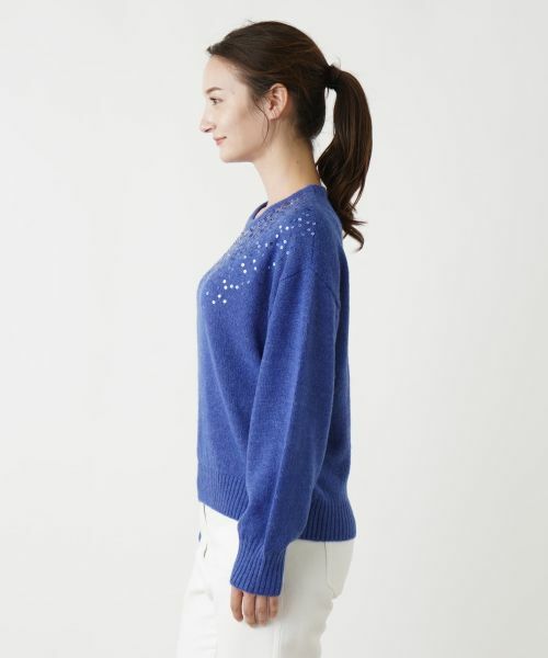 Leilian / レリアン ニット・セーター | スパンコール刺繍ニット | 詳細10