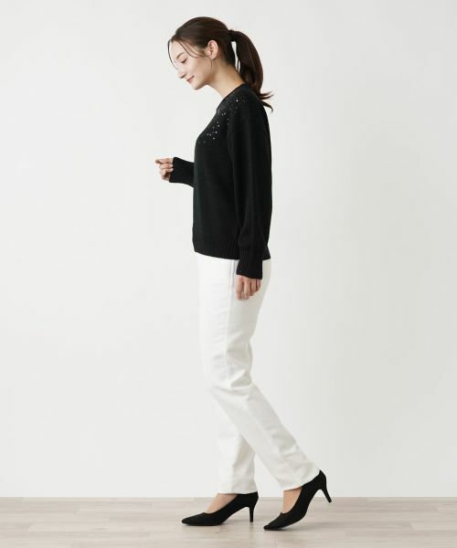 Leilian / レリアン ニット・セーター | スパンコール刺繍ニット | 詳細2