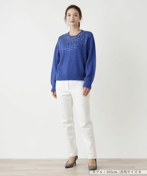 Leilian / レリアン ニット・セーター | スパンコール刺繍ニット | 詳細6