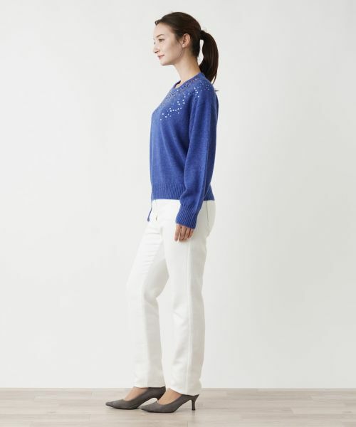 Leilian / レリアン ニット・セーター | スパンコール刺繍ニット | 詳細7