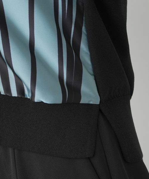 Leilian / レリアン カーディガン・ボレロ | フロント切替Vネックカーディガン | 詳細10