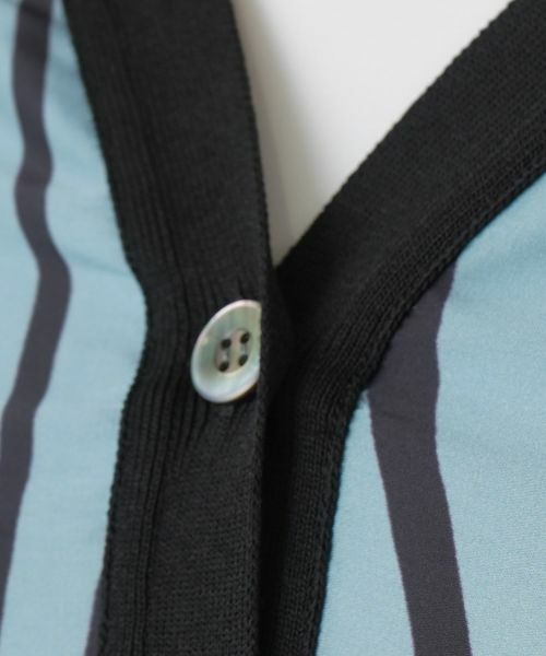 Leilian / レリアン カーディガン・ボレロ | フロント切替Vネックカーディガン | 詳細11