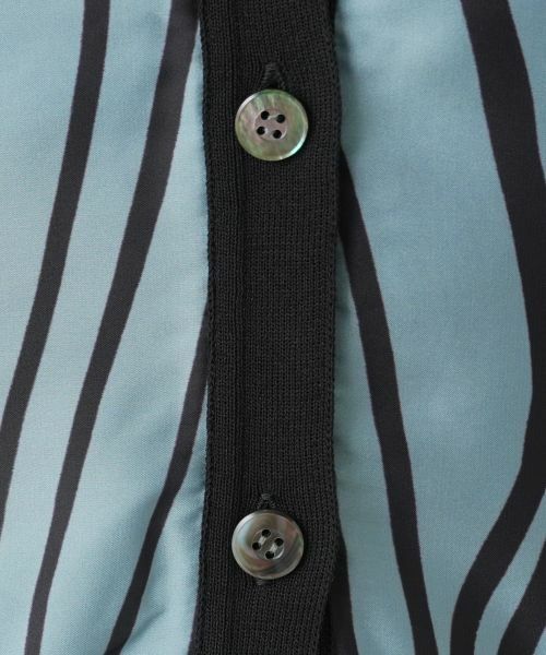 Leilian / レリアン カーディガン・ボレロ | フロント切替Vネックカーディガン | 詳細12