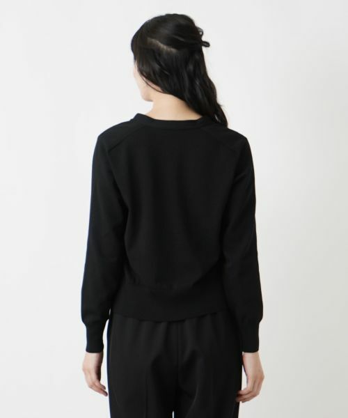 Leilian / レリアン カーディガン・ボレロ | フロント切替Vネックカーディガン | 詳細6