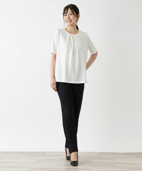 Leilian / レリアン シャツ・ブラウス | バック切替えブラウス【Leilian WHITE LABEL】 | 詳細1