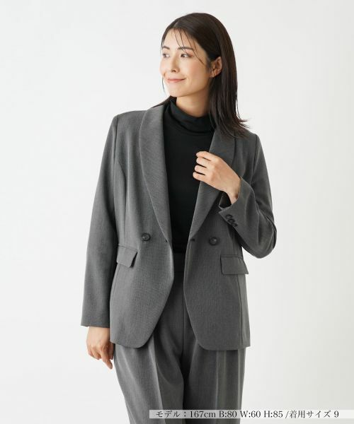 Leilian / レリアン テーラードジャケット | 【店舗人気】ジャケット(チャコールグレー)
