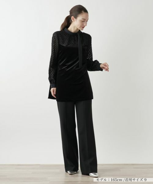 Leilian / レリアン シャツ・ブラウス | 切替ボウタイブラウス【セレモニー】 | 詳細1