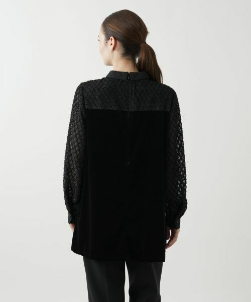 Leilian / レリアン シャツ・ブラウス | 切替ボウタイブラウス【セレモニー】 | 詳細6