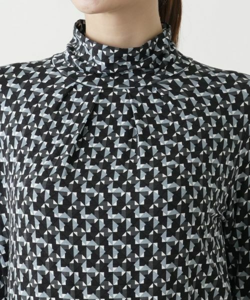 Leilian / レリアン カットソー | プリントハイネックカットソー | 詳細15