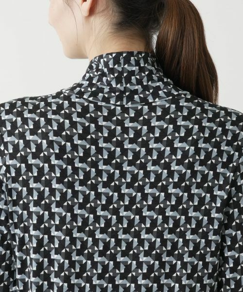 Leilian / レリアン カットソー | プリントハイネックカットソー | 詳細16