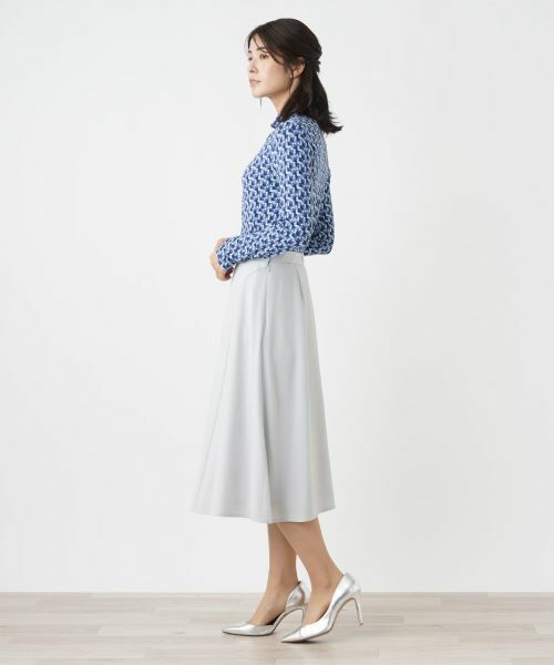 Leilian / レリアン カットソー | プリントハイネックカットソー | 詳細2