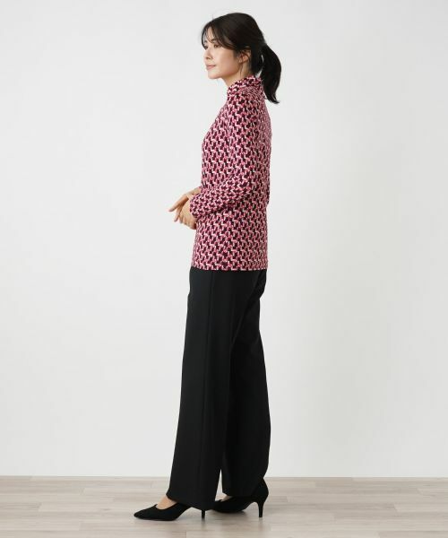 Leilian / レリアン カットソー | プリントハイネックカットソー | 詳細6