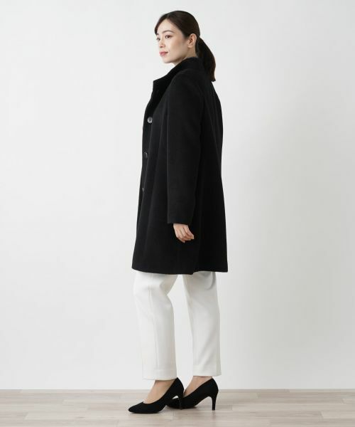 Leilian / レリアン その他アウター | アルパカ混スタンドカラーコート | 詳細2