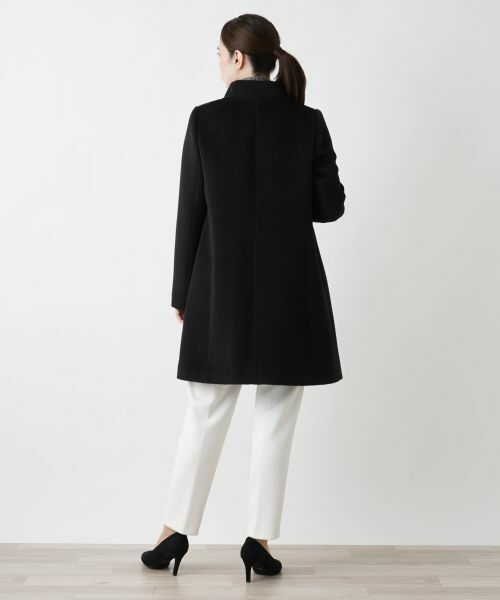 Leilian / レリアン その他アウター | アルパカ混スタンドカラーコート | 詳細3