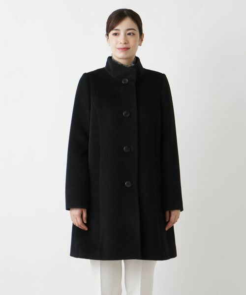 Leilian / レリアン その他アウター | アルパカ混スタンドカラーコート | 詳細4