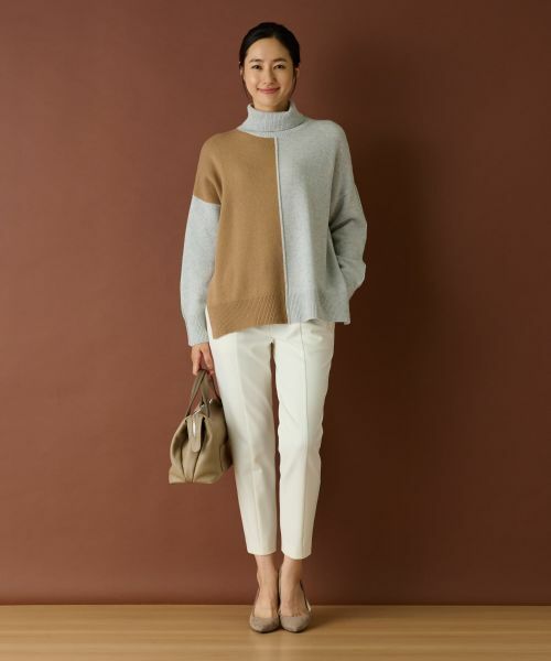 Leilian / レリアン ニット・セーター | バイカラーニット【LE TRICOT PERUGIA】 | 詳細12
