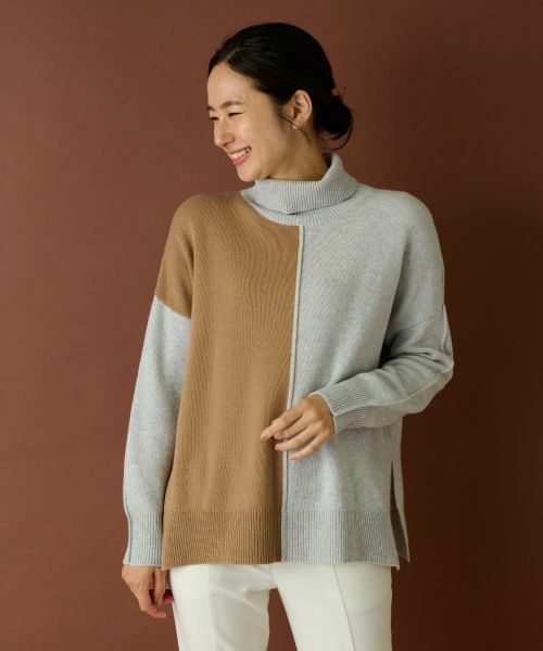 Leilian / レリアン ニット・セーター | バイカラーニット【LE TRICOT PERUGIA】 | 詳細17