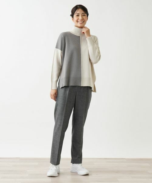 Leilian / レリアン ニット・セーター | バイカラーニット【LE TRICOT PERUGIA】 | 詳細18