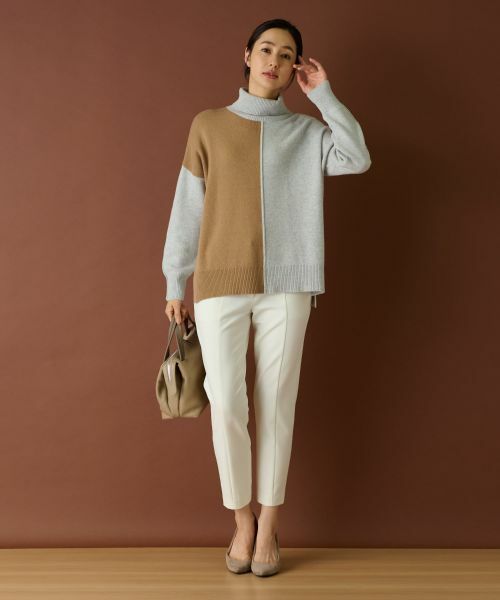 Leilian / レリアン ニット・セーター | バイカラーニット【LE TRICOT PERUGIA】 | 詳細7