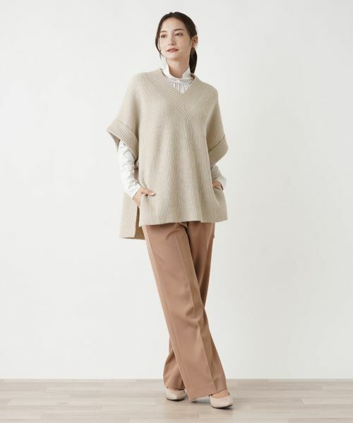 Leilian / レリアン ニット・セーター | Vネックニットベスト | 詳細1