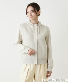 Leilian / レリアン その他アウター | 切替フーデッドジャケット