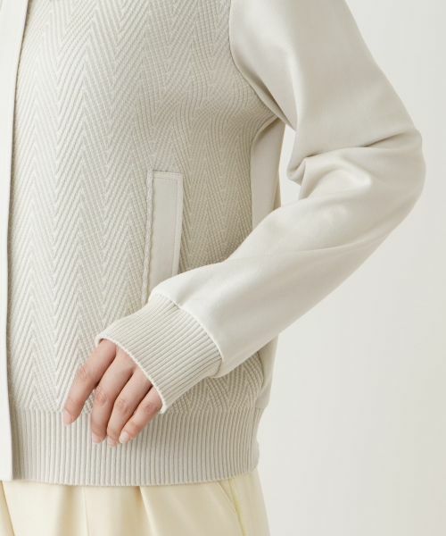 Leilian / レリアン その他アウター | 切替フーデッドジャケット | 詳細16