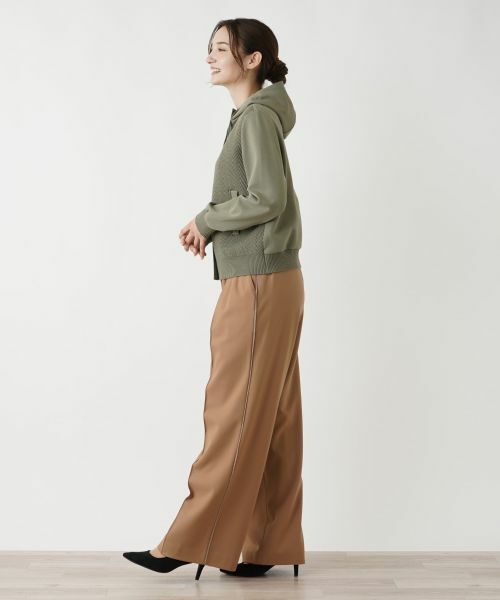 Leilian / レリアン その他アウター | 切替フーデッドジャケット | 詳細5