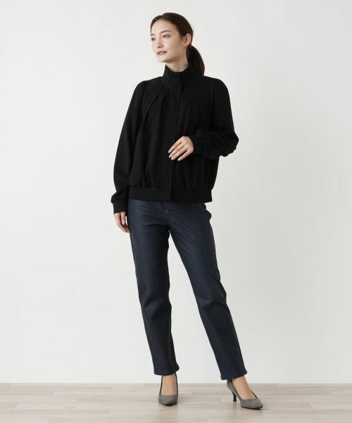 Leilian / レリアン その他アウター | ハイネックブルゾン | 詳細1