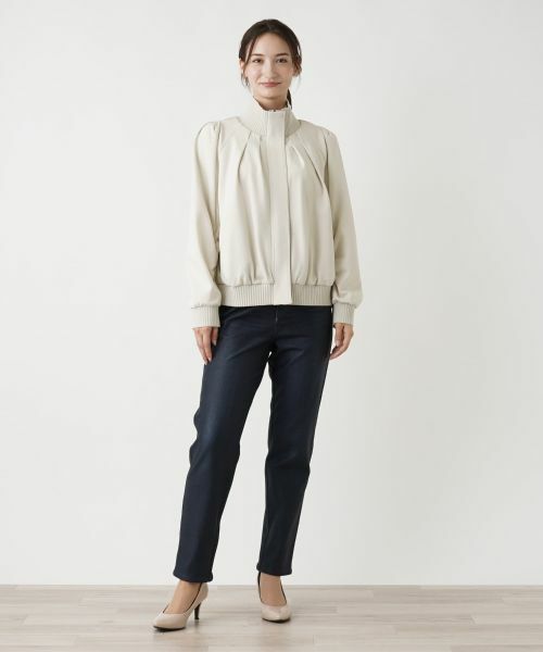 Leilian / レリアン その他アウター | ハイネックブルゾン | 詳細4