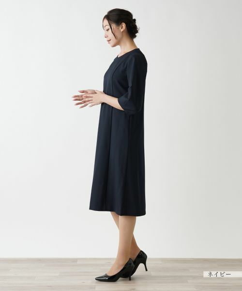 Leilian / レリアン ドレス | 洗えるワンピース【Leilian WHITE LABEL】 | 詳細6