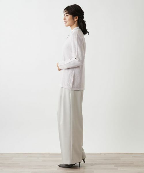 Leilian / レリアン カーディガン・ボレロ | フラワー刺繍ビジューカーディガン | 詳細2