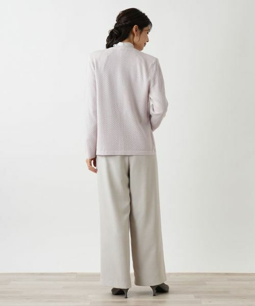 Leilian / レリアン カーディガン・ボレロ | フラワー刺繍ビジューカーディガン | 詳細3