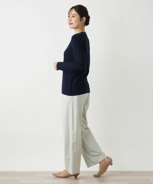 Leilian / レリアン カーディガン・ボレロ | フラワー刺繍ビジューカーディガン | 詳細7