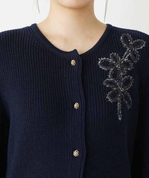 Leilian / レリアン カーディガン・ボレロ | クルーネックカーディガン | 詳細12