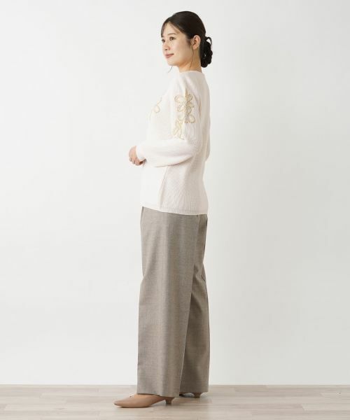 Leilian / レリアン カーディガン・ボレロ | クルーネックカーディガン | 詳細2