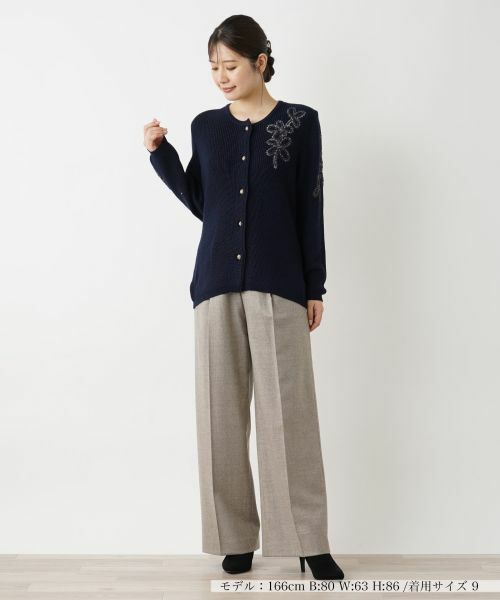 Leilian / レリアン カーディガン・ボレロ | クルーネックカーディガン | 詳細5