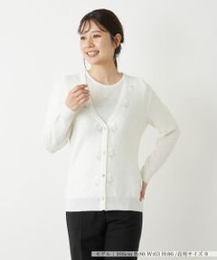 Leilian / レリアン カーディガン・ボレロ | ビジューカーディガン