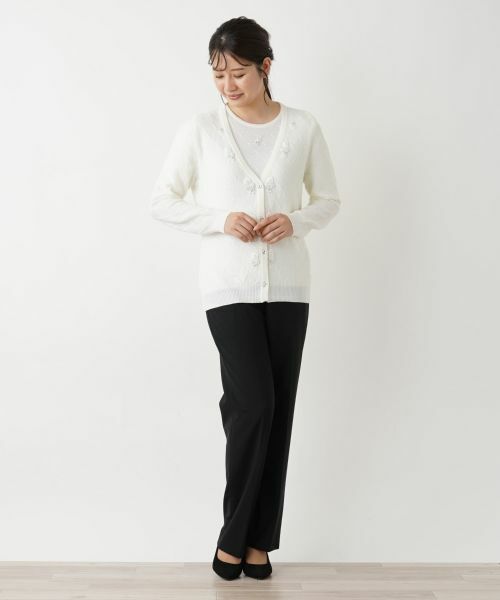 Leilian / レリアン カーディガン・ボレロ | ビジューカーディガン | 詳細1