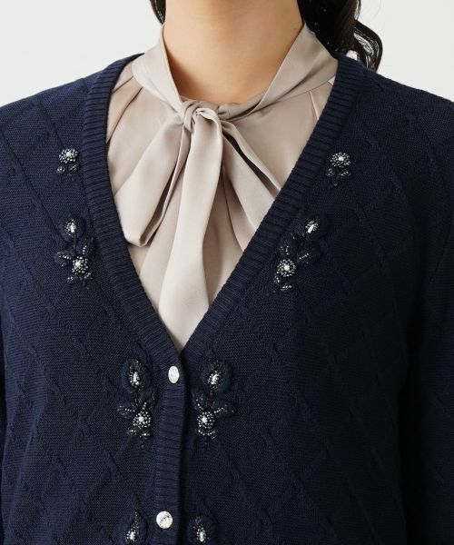 Leilian / レリアン カーディガン・ボレロ | ビジューカーディガン | 詳細12