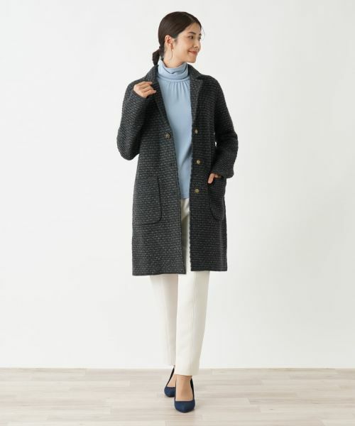 Leilian / レリアン その他アウター | ニッティングコート | 詳細1