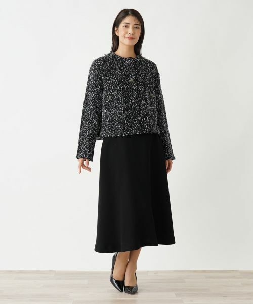 Leilian / レリアン テーラードジャケット | ノーカラージャケット【BRUNO  MANETTI 】 | 詳細1