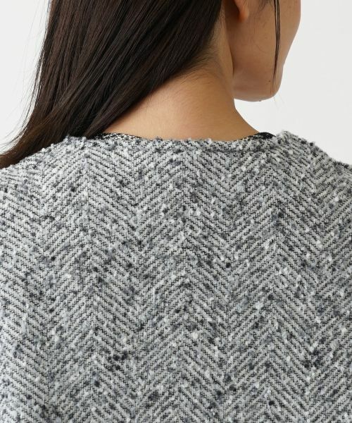 Leilian / レリアン テーラードジャケット | ノーカラージャケット【BRUNO  MANETTI 】 | 詳細11