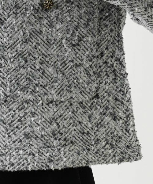 Leilian / レリアン テーラードジャケット | ノーカラージャケット【BRUNO  MANETTI 】 | 詳細15