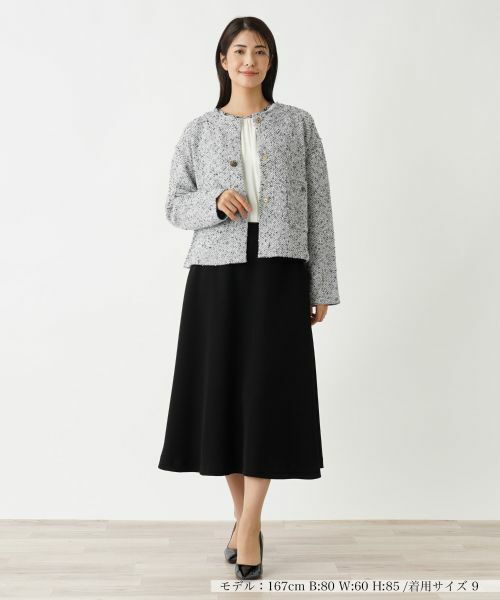 Leilian / レリアン テーラードジャケット | ノーカラージャケット【BRUNO  MANETTI 】 | 詳細4