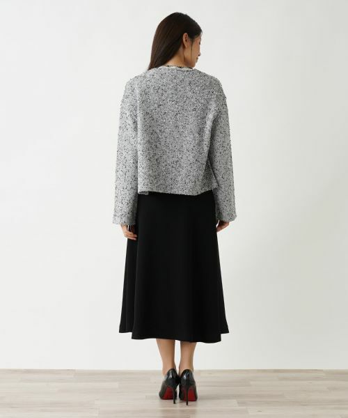 Leilian / レリアン テーラードジャケット | ノーカラージャケット【BRUNO  MANETTI 】 | 詳細6