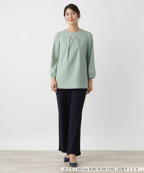 Leilian / レリアン シャツ・ブラウス | タックブラウス | 詳細1