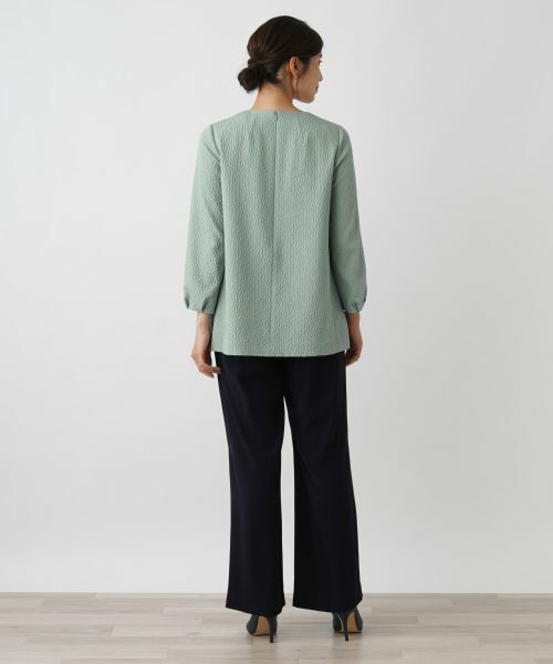 Leilian / レリアン シャツ・ブラウス | タックブラウス | 詳細3